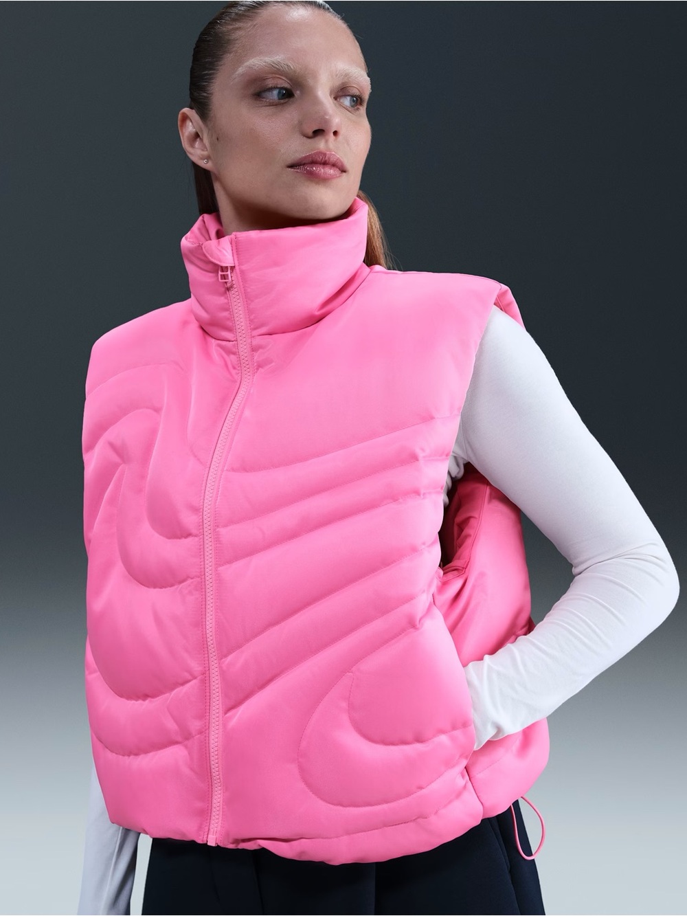 NWT | Nike Sportswear Swoosh Series Oversized Down Gilet | XS